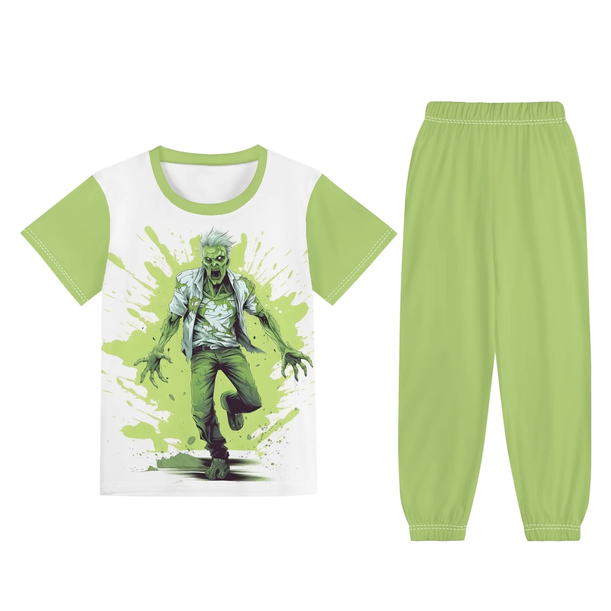 Adorable Graphics Childrens Sleepwear Short Sleeve Shirt and Long Pants Set