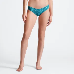 Aqua Waters Mid Rise Bikini Bottom Brief