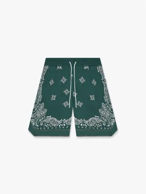 BANDANA SHORTS - SMARAGD GREEN