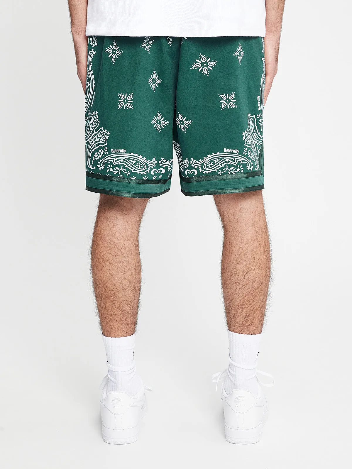 BANDANA SHORTS - SMARAGD GREEN