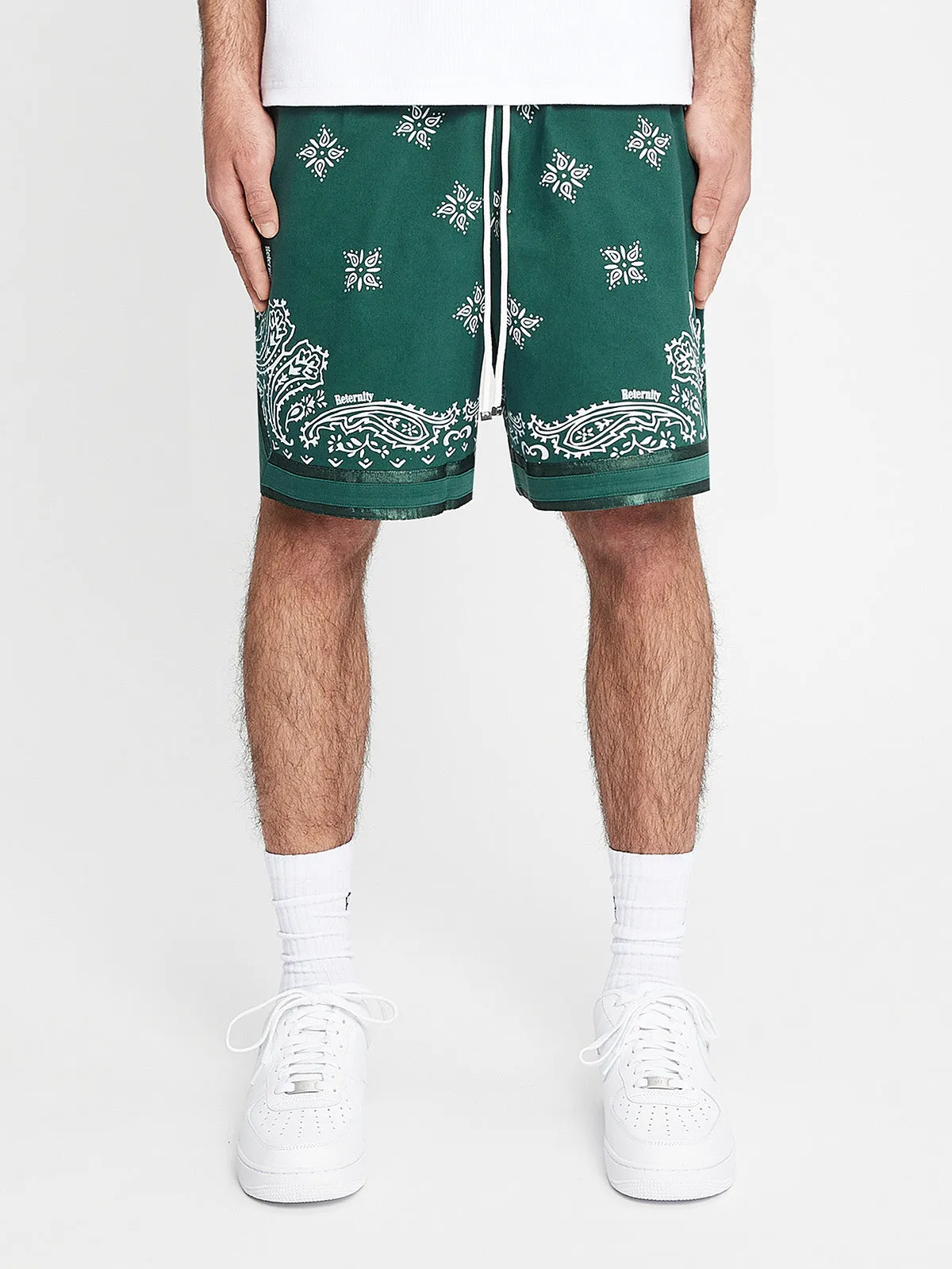 BANDANA SHORTS - SMARAGD GREEN