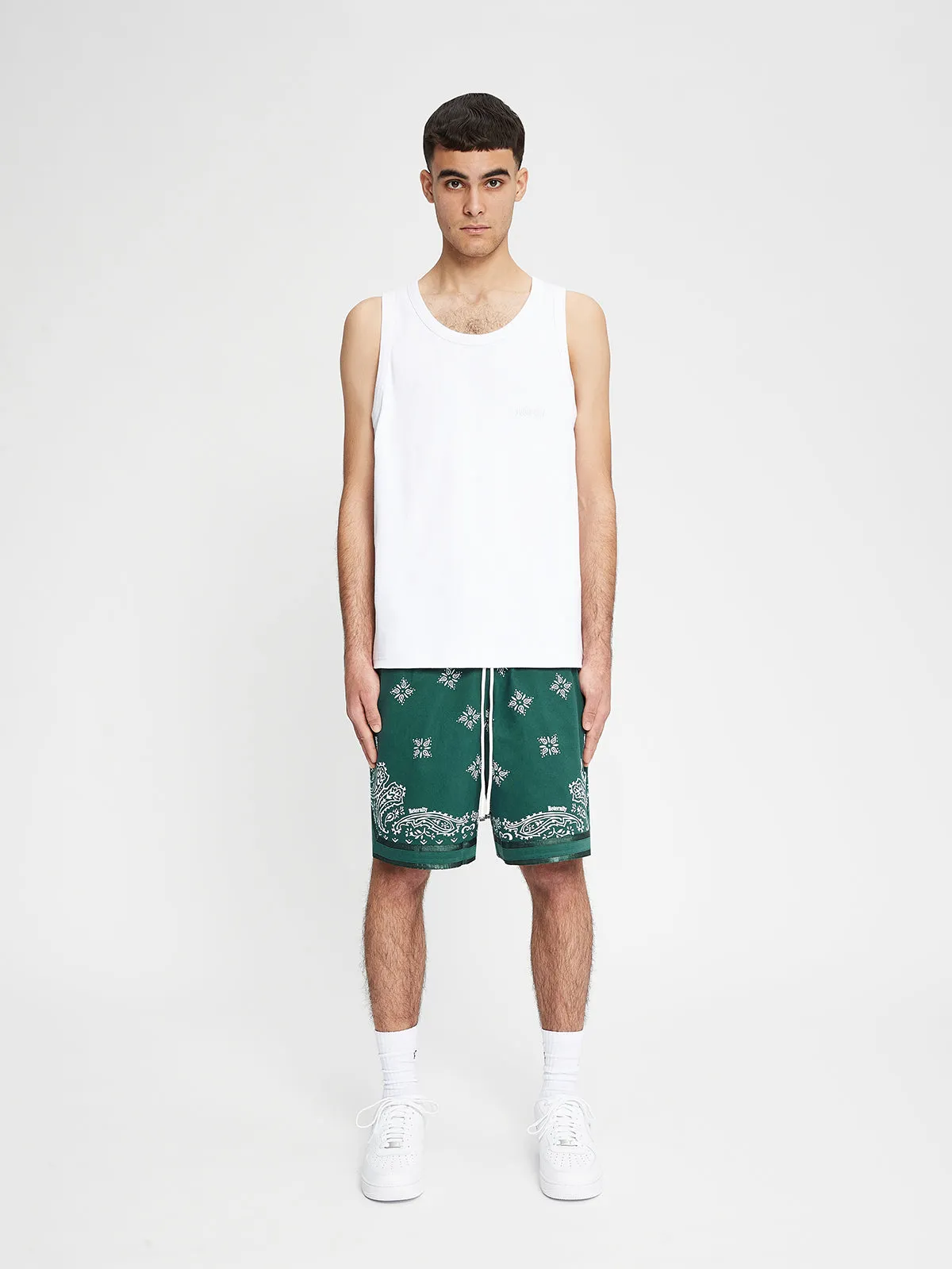 BANDANA SHORTS - SMARAGD GREEN