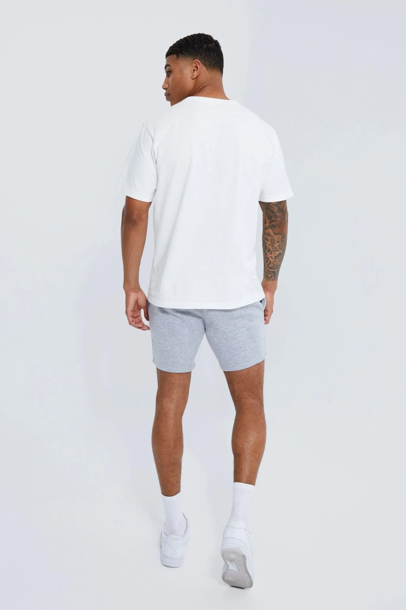 BASIC SLIM FIT SHORT LENGTH JERSEY SHORT