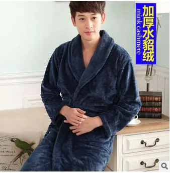 Bath Robe Female Lovers Coral Fleece 9 Colors Night Gown Spa Bathrobe Unisex Bath Robe Women Long Sleeve Womens Gowns