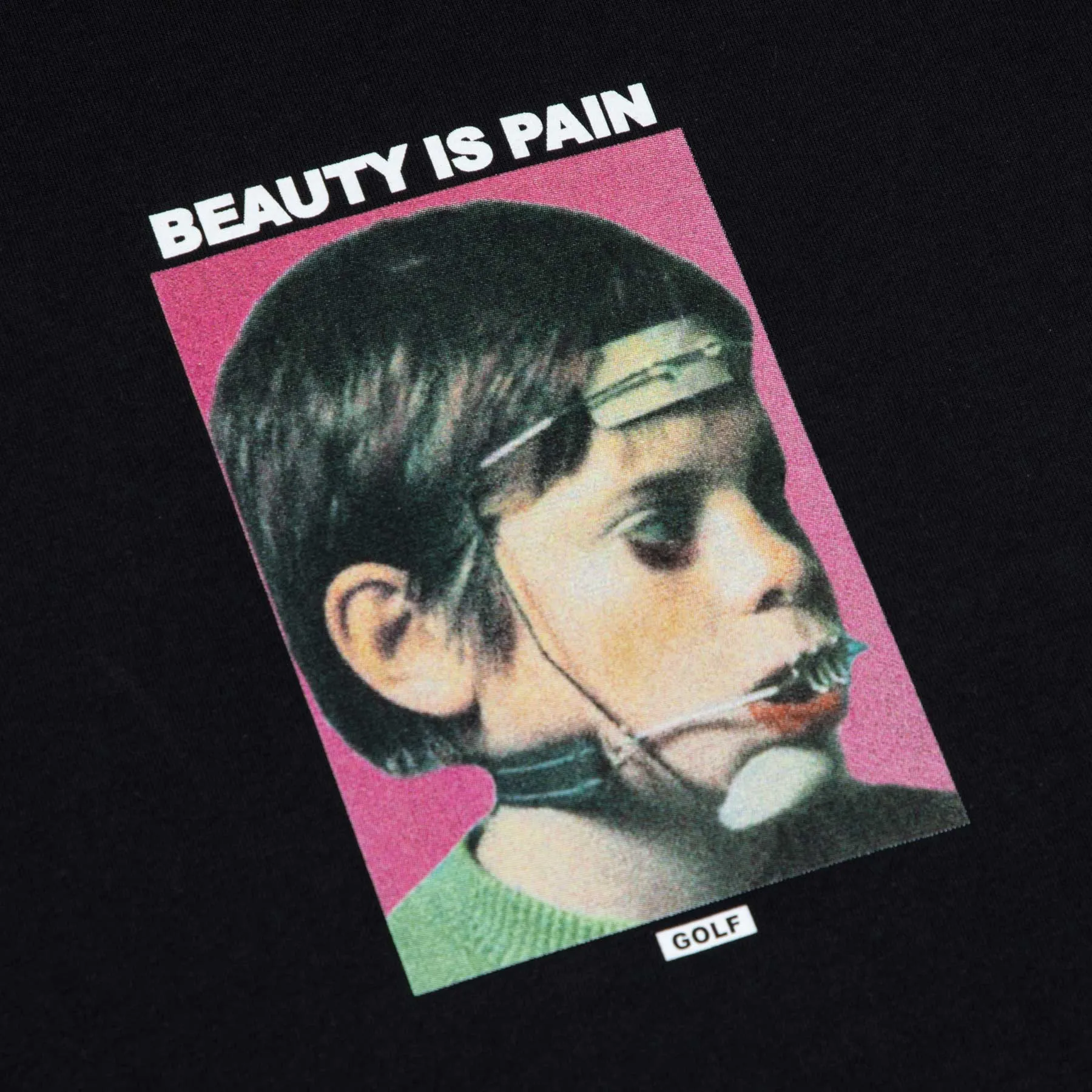 BEAUTY IS PAIN TEE by GOLF WANG