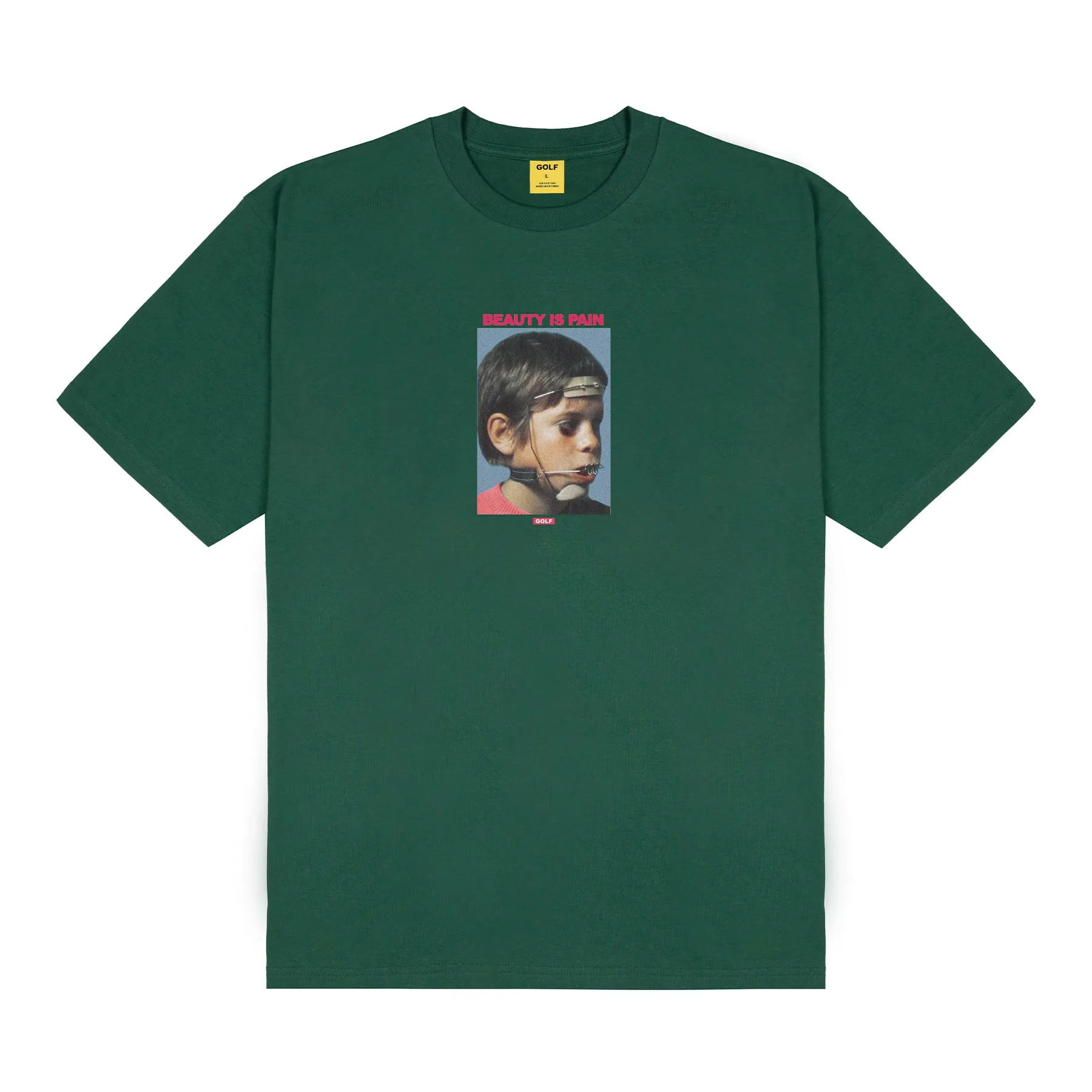 BEAUTY IS PAIN TEE by GOLF WANG