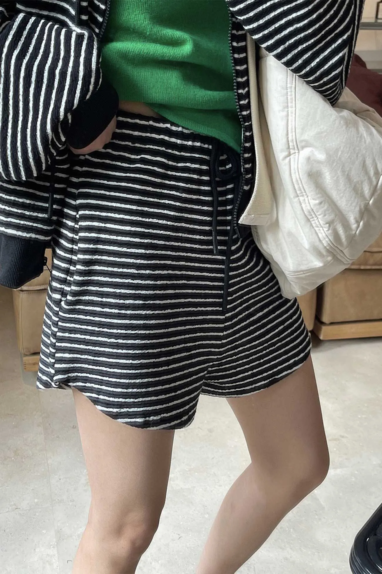 BerryBetty - Striped Casual Loose Shorts
