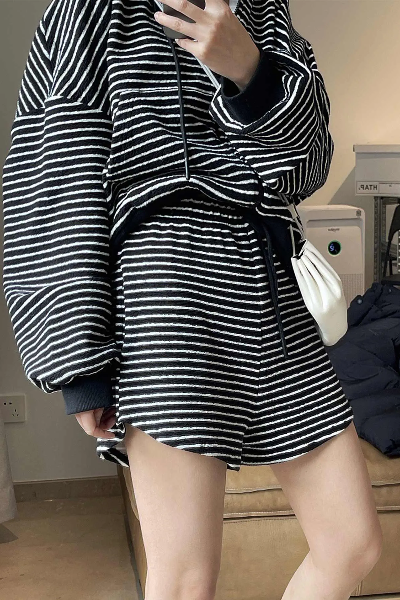 BerryBetty - Striped Casual Loose Shorts