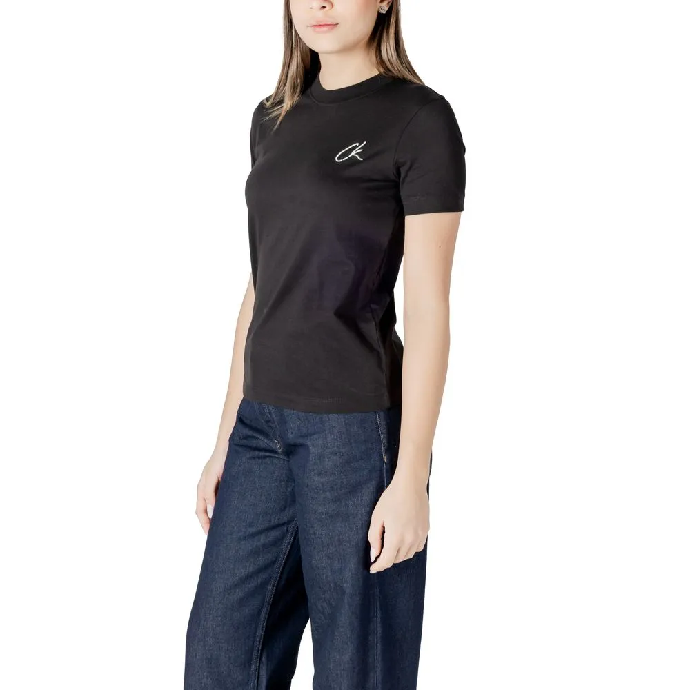 Black Recycled Cotton Tops & T-Shirt