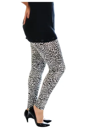 Black White Animal Print Leggings