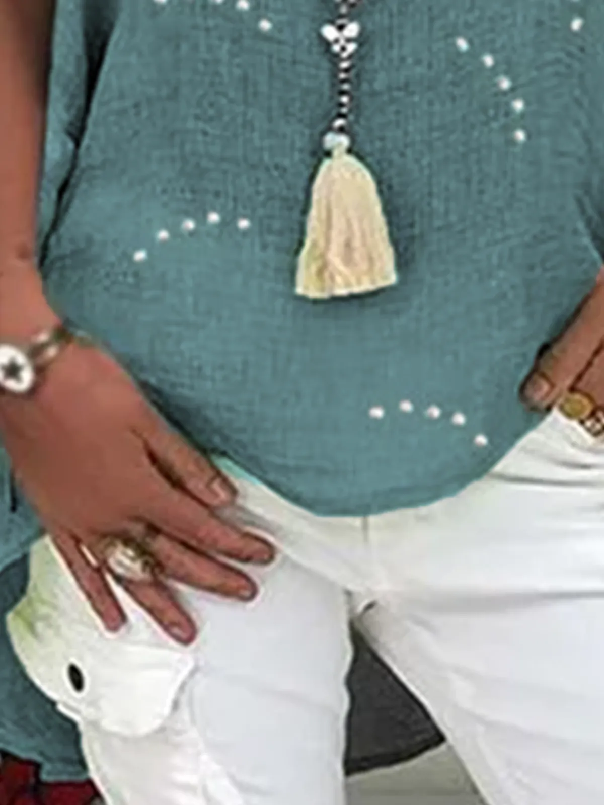 Boho Short Sleeve Shirts & Tops