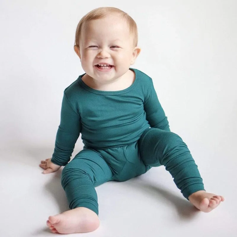 Boys And Girls Bamboo Fiber Bottoming Pajamas Pants Set