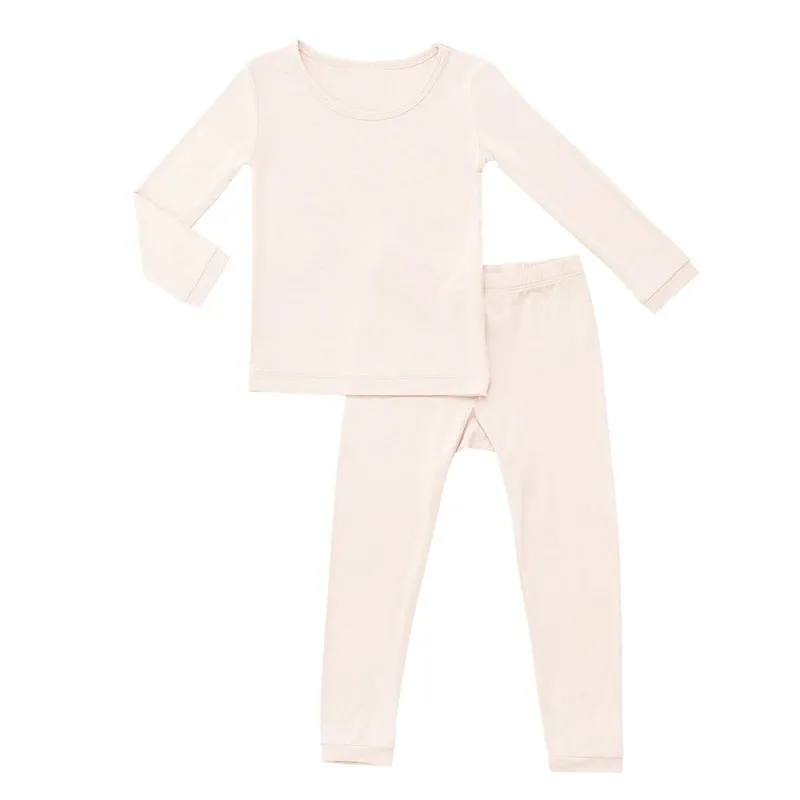 Boys And Girls Bamboo Fiber Bottoming Pajamas Pants Set