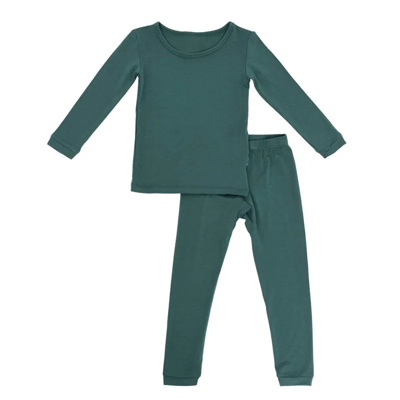 Boys And Girls Bamboo Fiber Bottoming Pajamas Pants Set