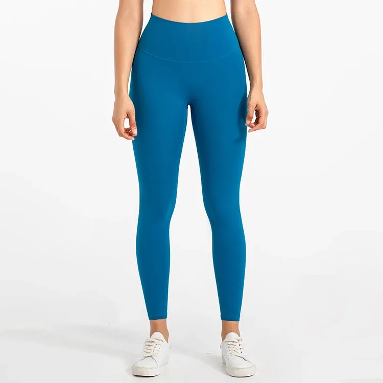 Buttery Soft High Waist Sports Leggings for Women - No Front Seam Yoga Pants