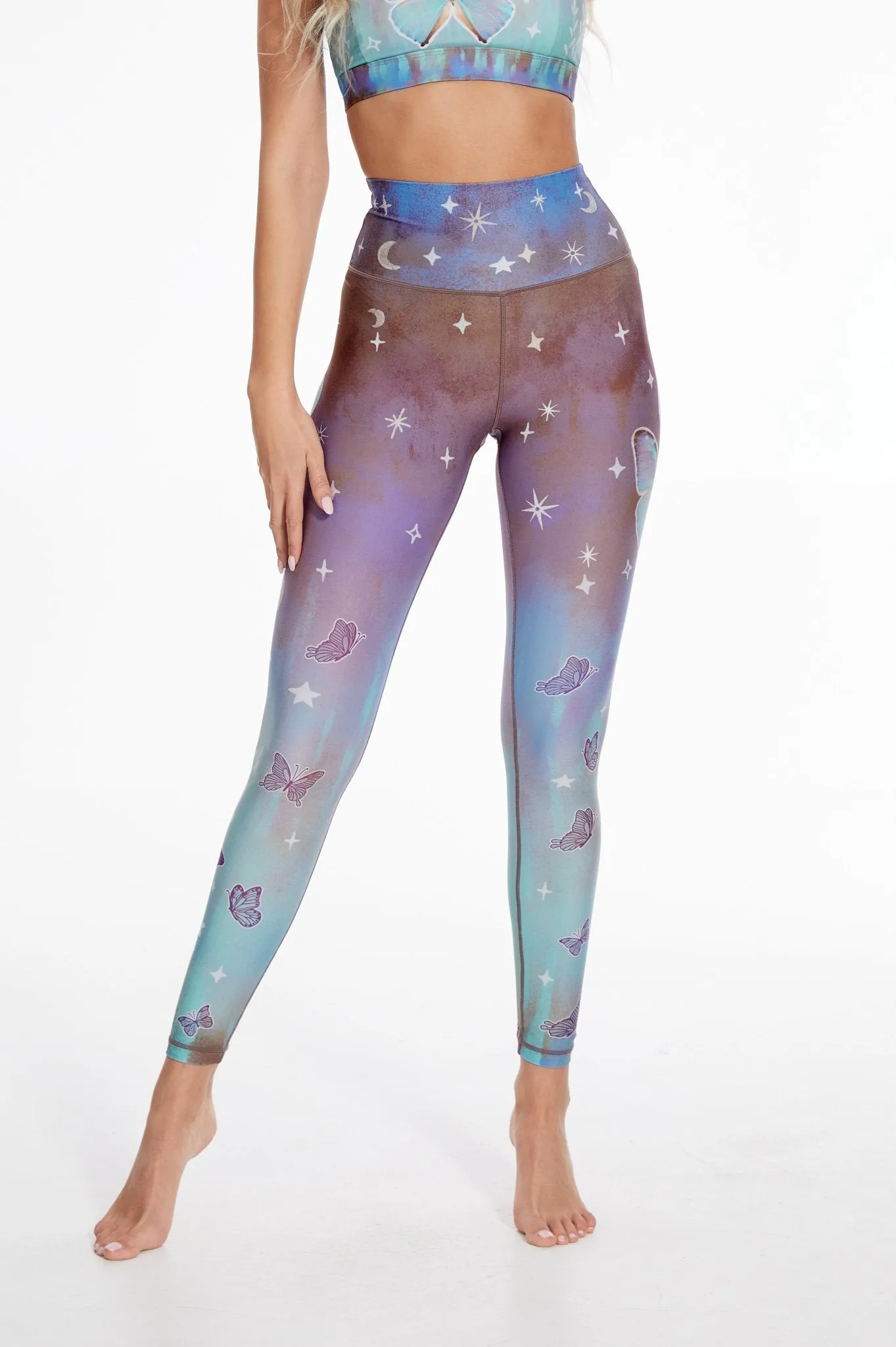 Celestial Wings High-Waist Leggings