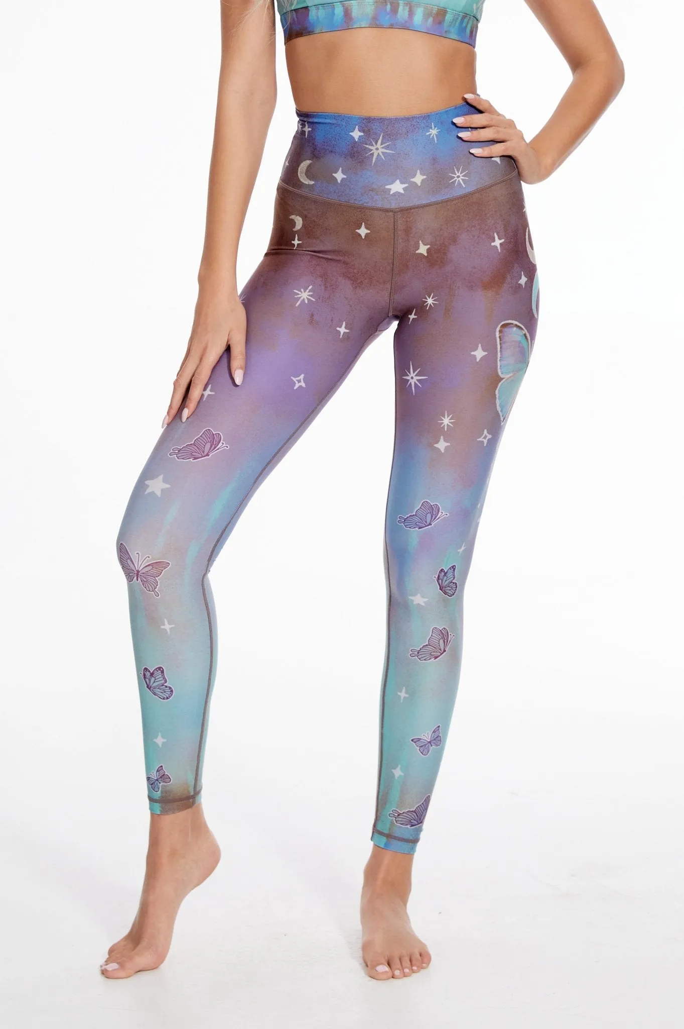 Celestial Wings High-Waist Leggings