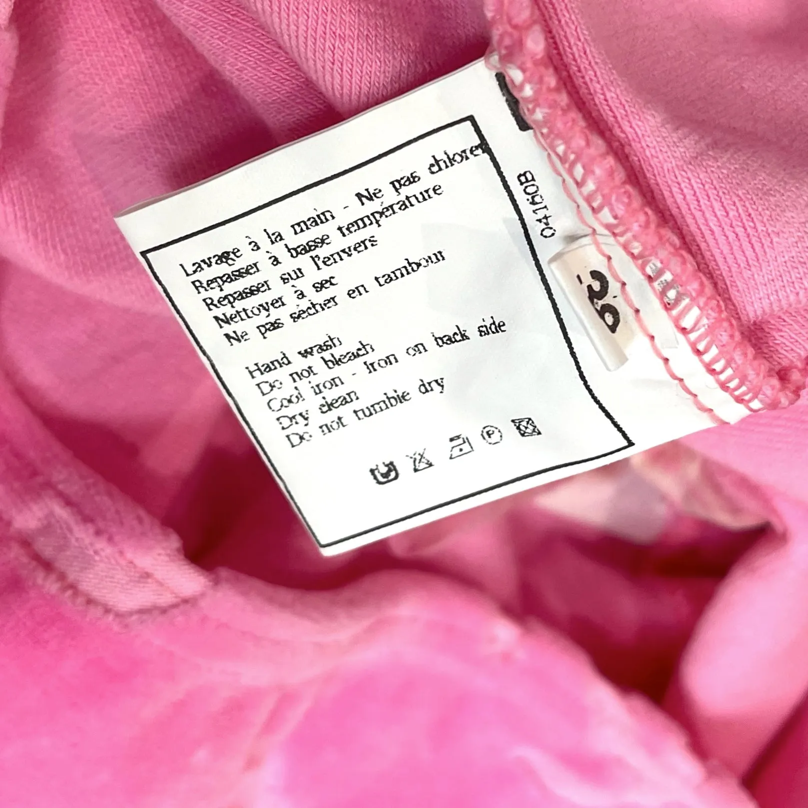 Chanel Pink Velour Shorts