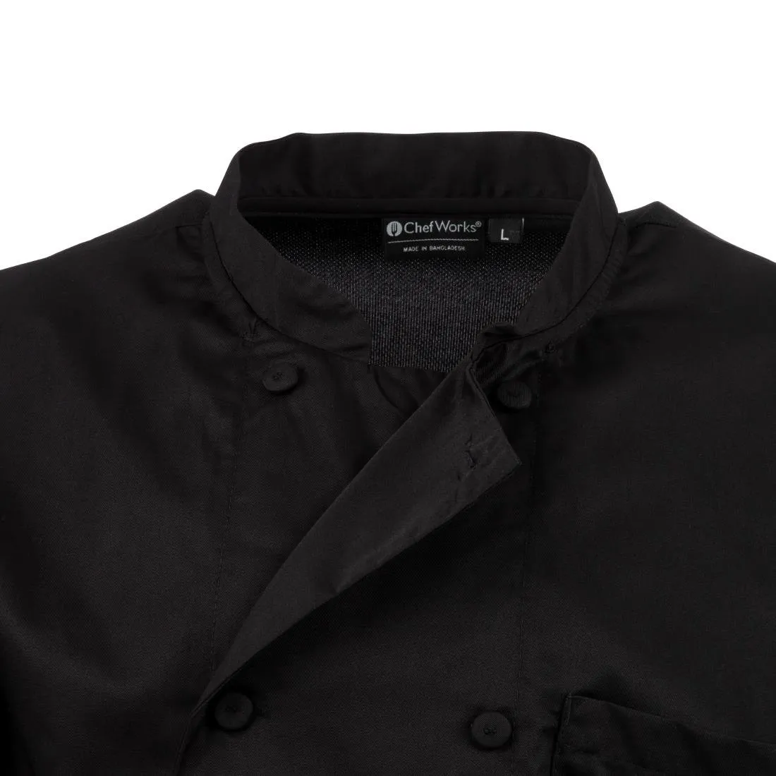 Chefs Works Montreal Cool Vent Unisex Chef Jacket Black XS