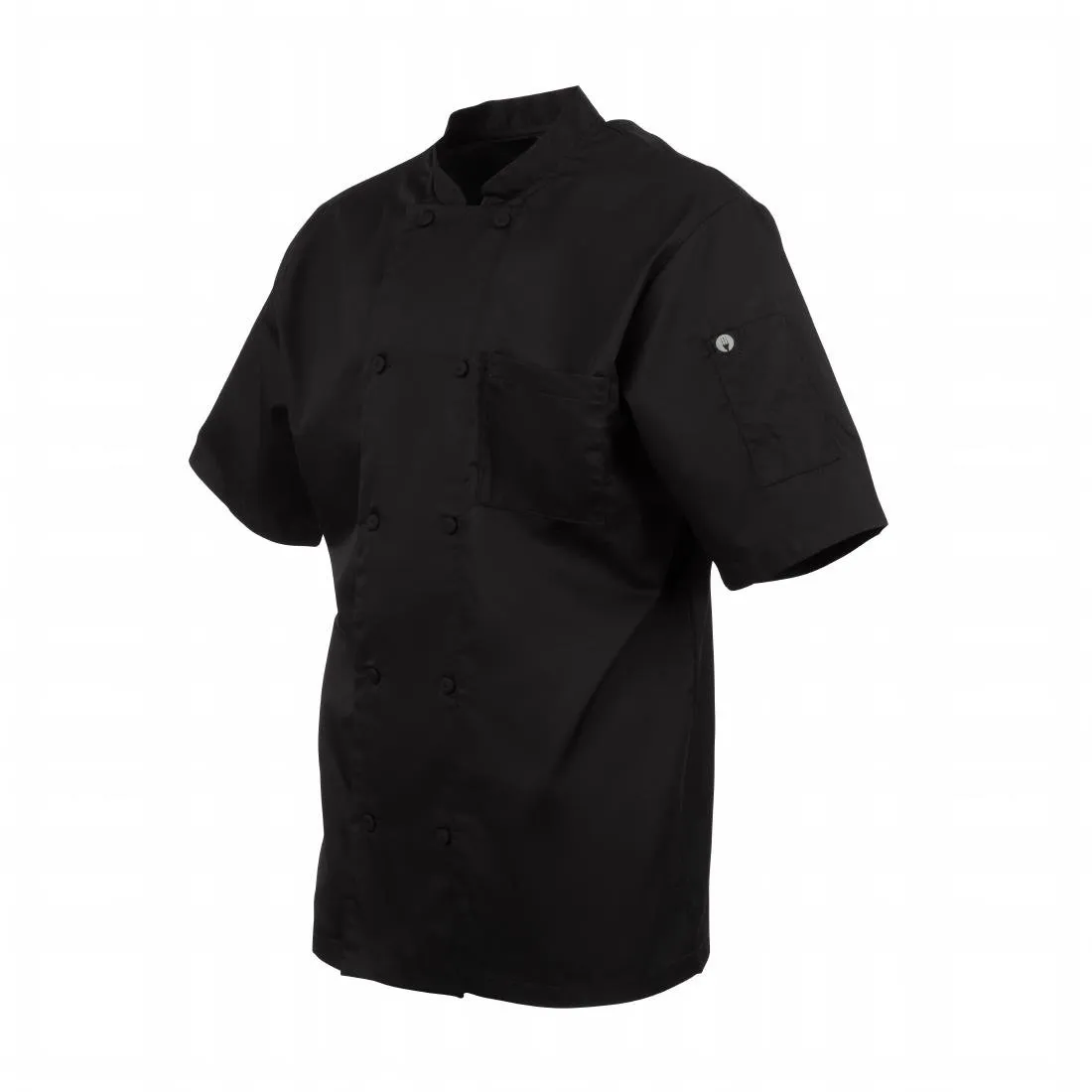 Chefs Works Montreal Cool Vent Unisex Chef Jacket Black XS