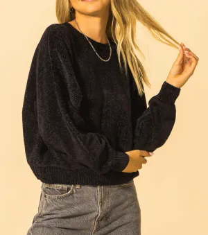 Chenille Dolman Sleeve Sweater