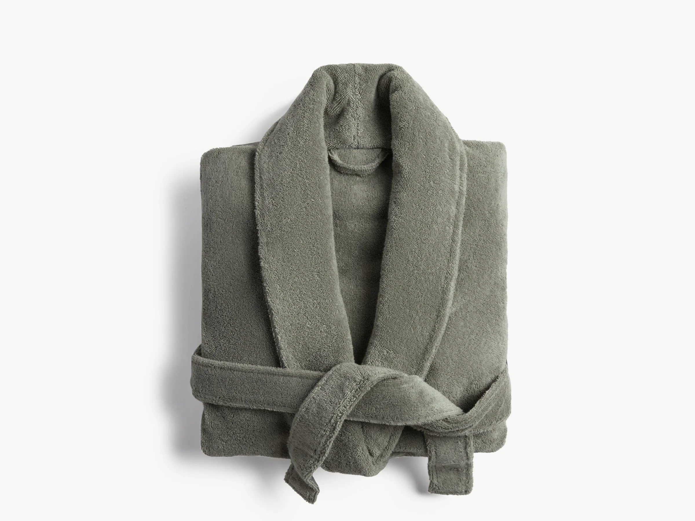 Classic Turkish Cotton Robe (Moss)