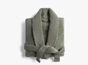 Classic Turkish Cotton Robe (Moss)