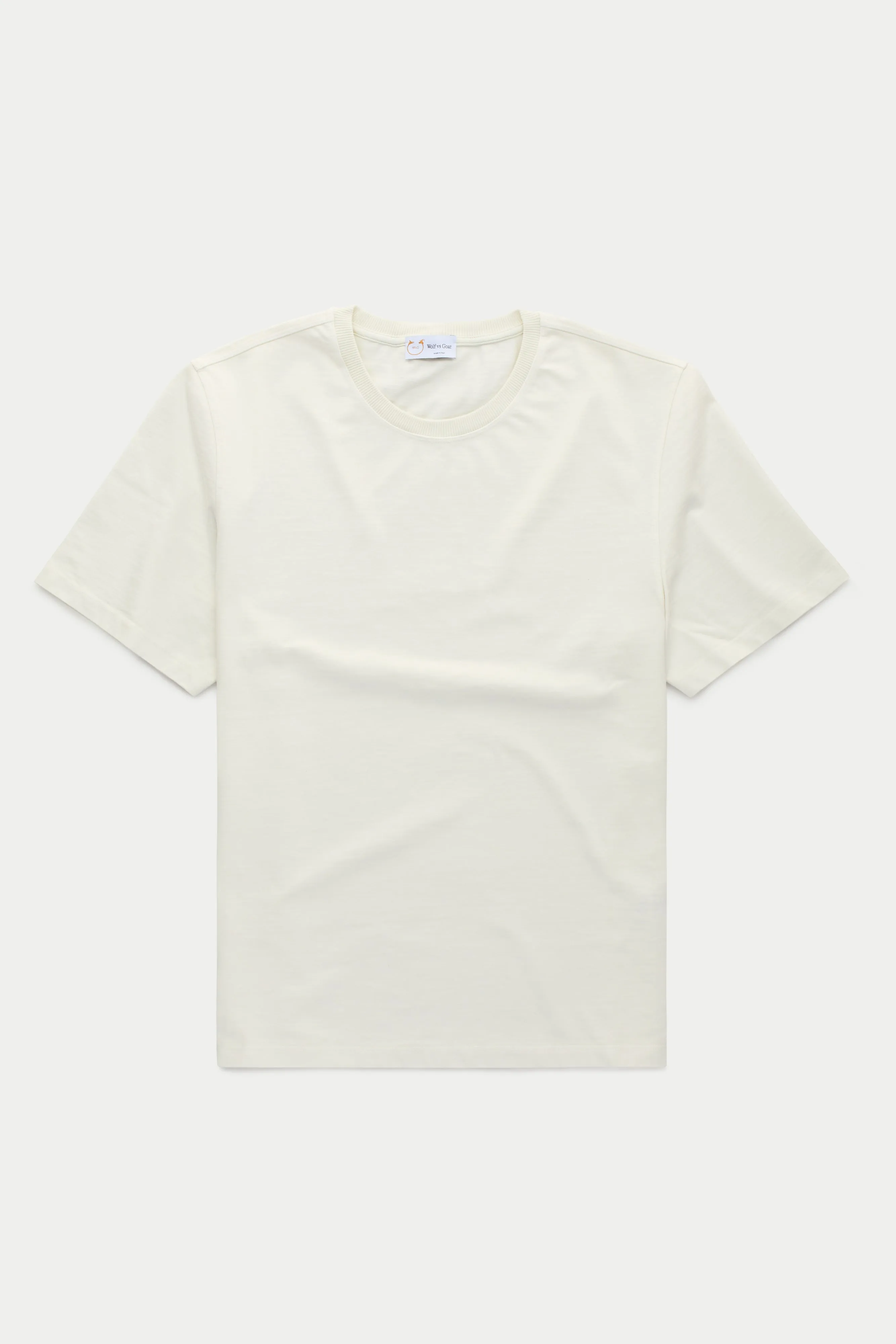 Cotton Short Sleeve Crewneck T-Shirt Fulvia 4 Color Option