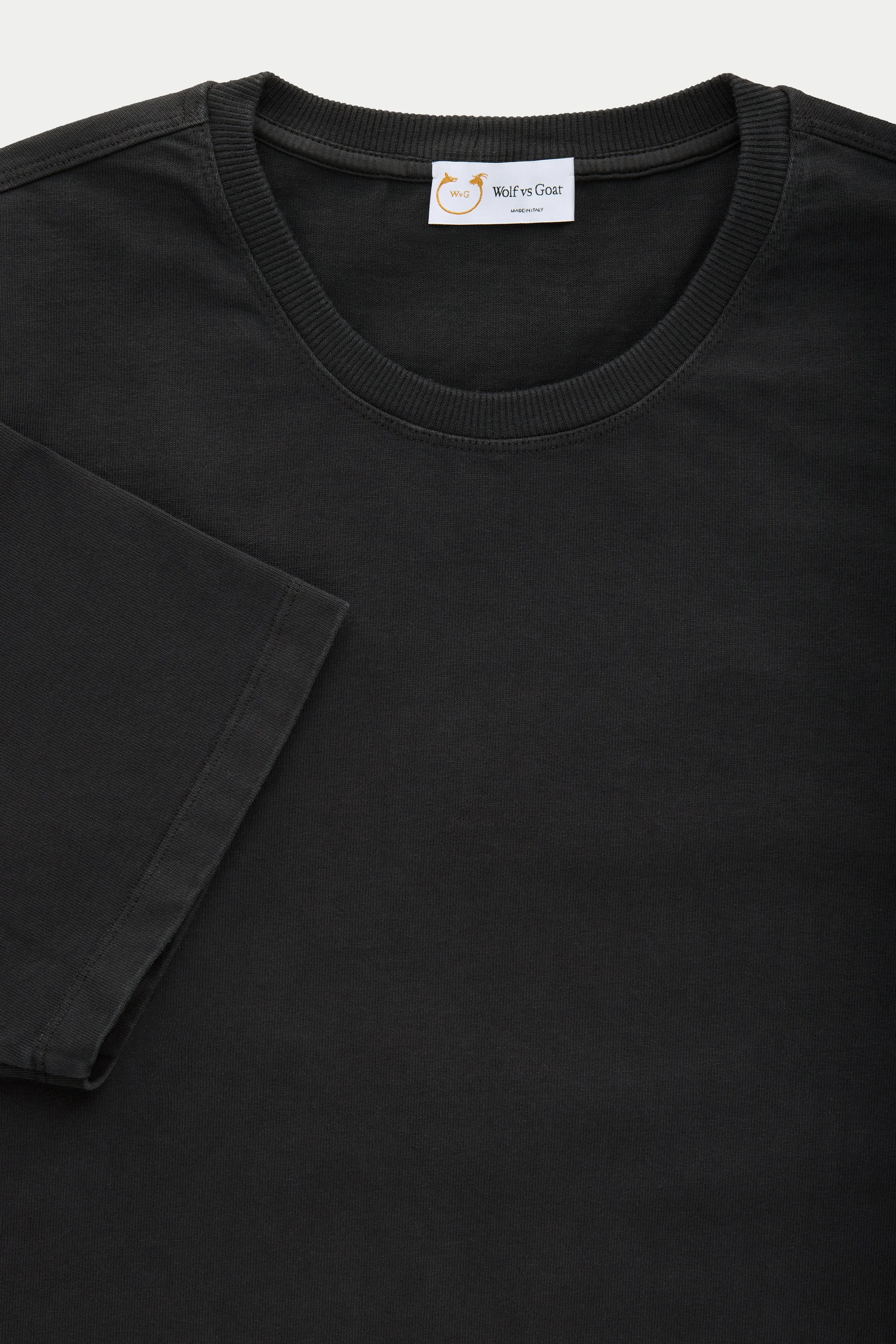 Cotton Short Sleeve Crewneck T-Shirt Fulvia 4 Color Option