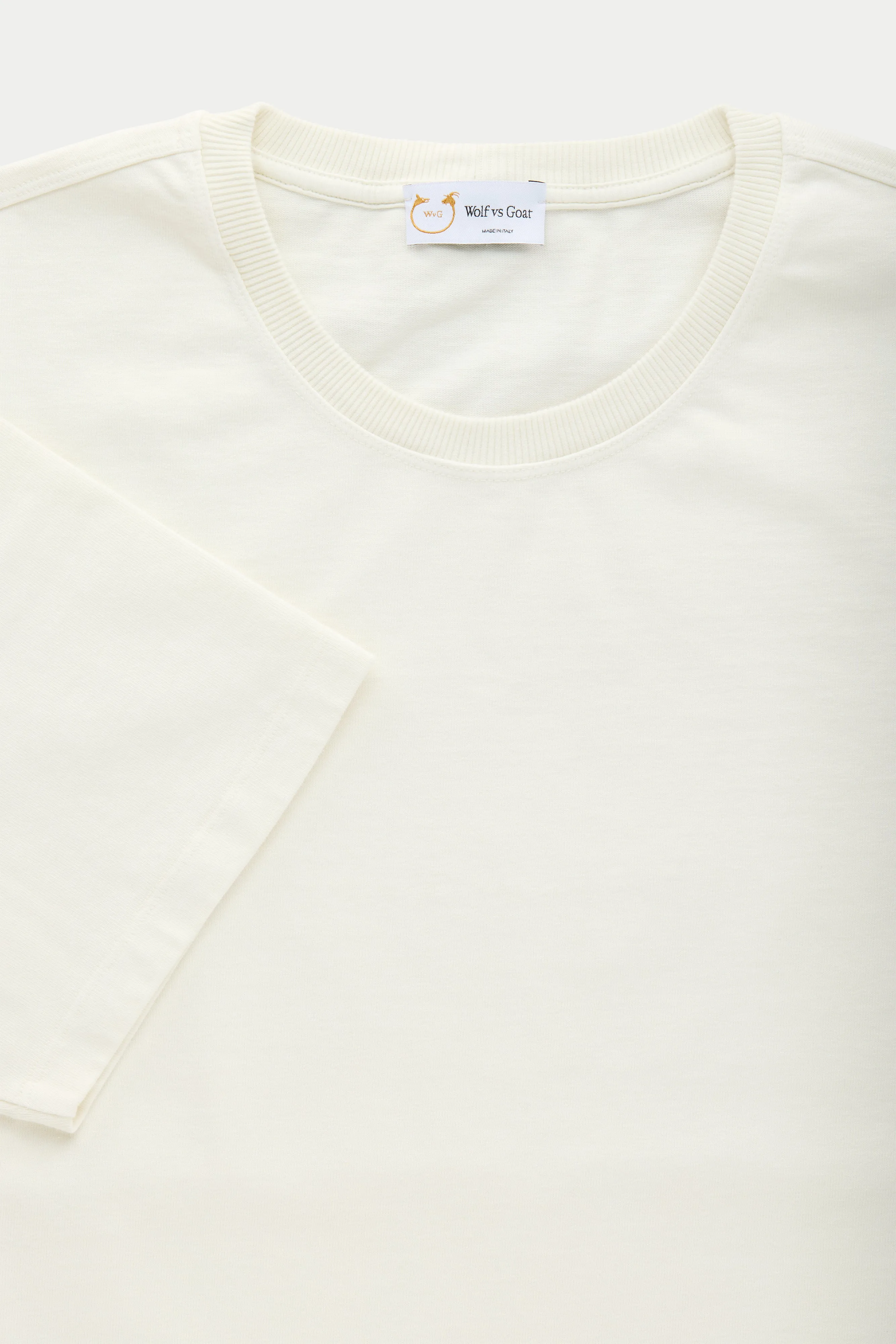 Cotton Short Sleeve Crewneck T-Shirt Fulvia 4 Color Option
