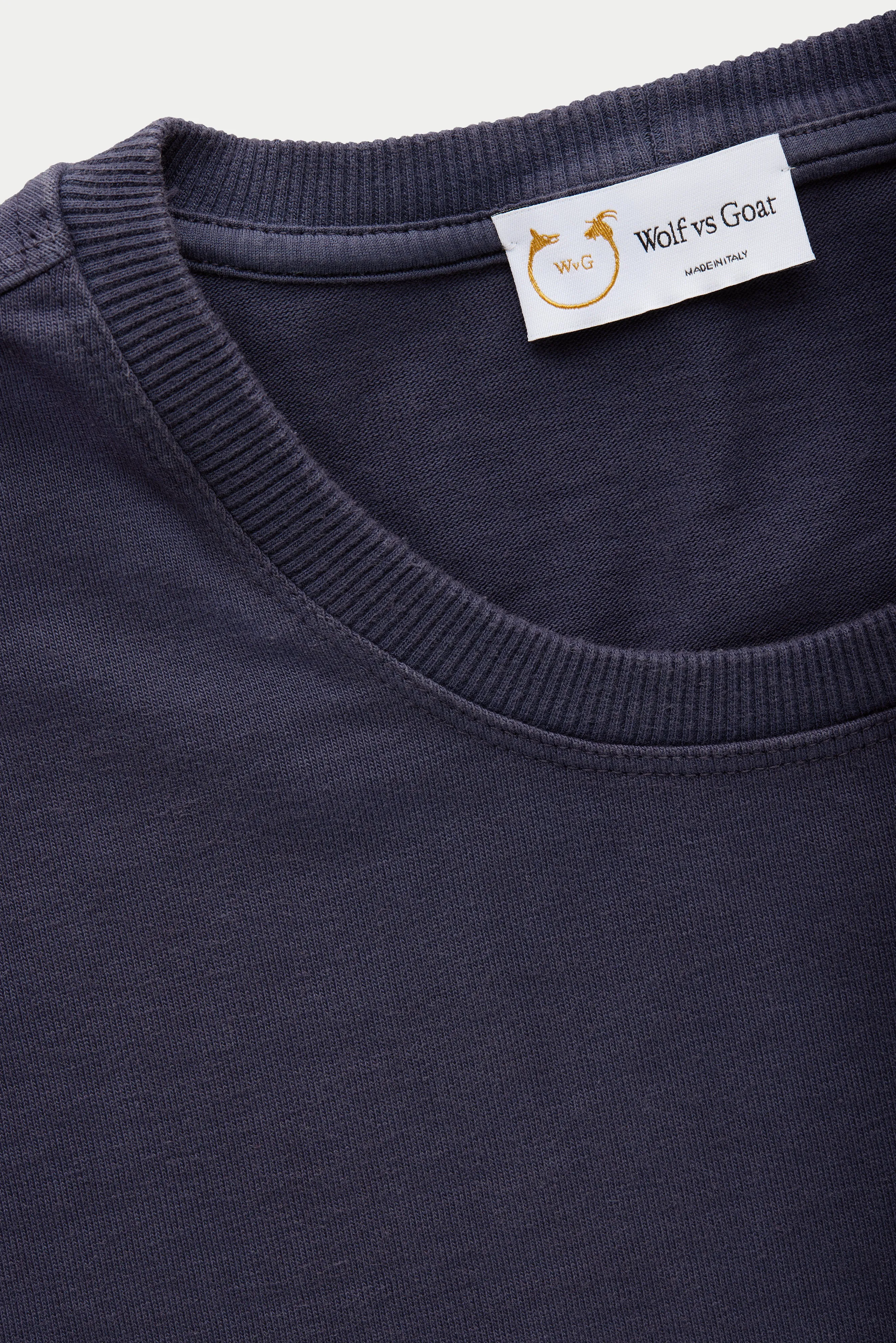 Cotton Short Sleeve Crewneck T-Shirt Fulvia 4 Color Option