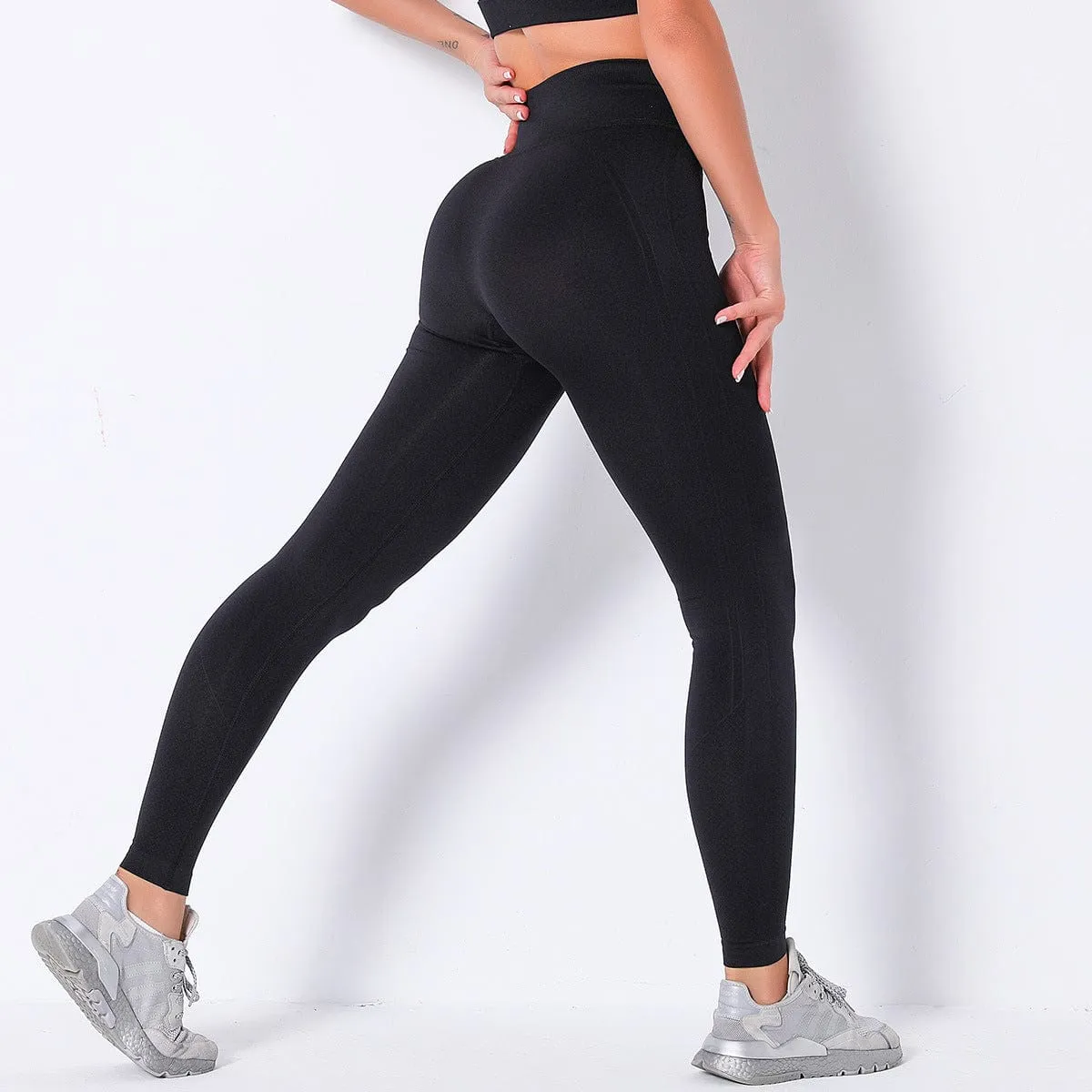 Crack III Seamless Sports Tight Yoga Leggings