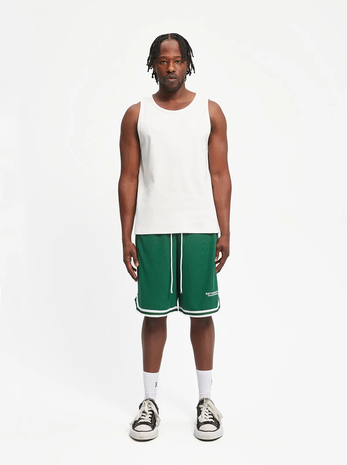 CREATIVE DEPT MESH SHORTS - GREEN
