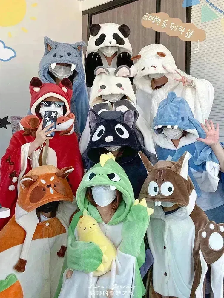 Critter Cuddle Hooded Robe Onesies