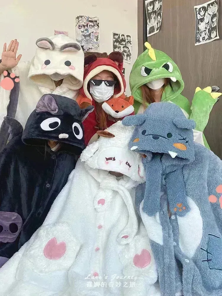 Critter Cuddle Hooded Robe Onesies