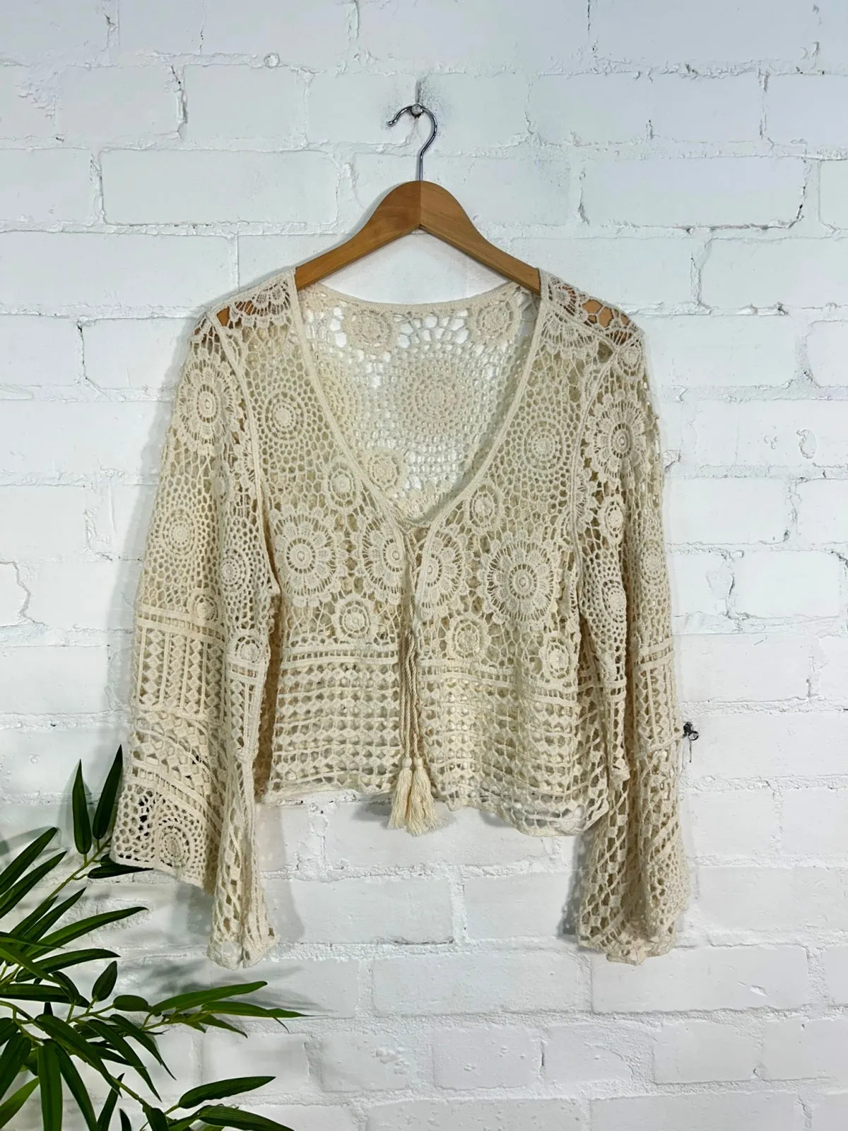 Crochet Short Sleeve Top