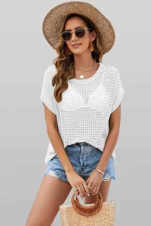 Crochet Short Sleeve Tshirt