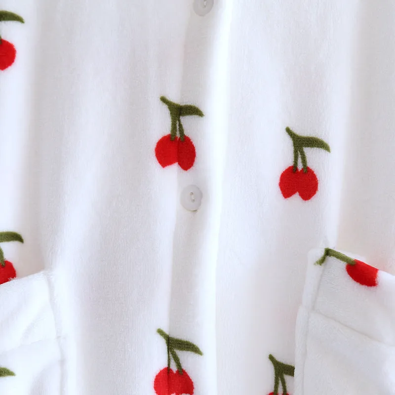 Cute Little Cherry Home Chillout Robe