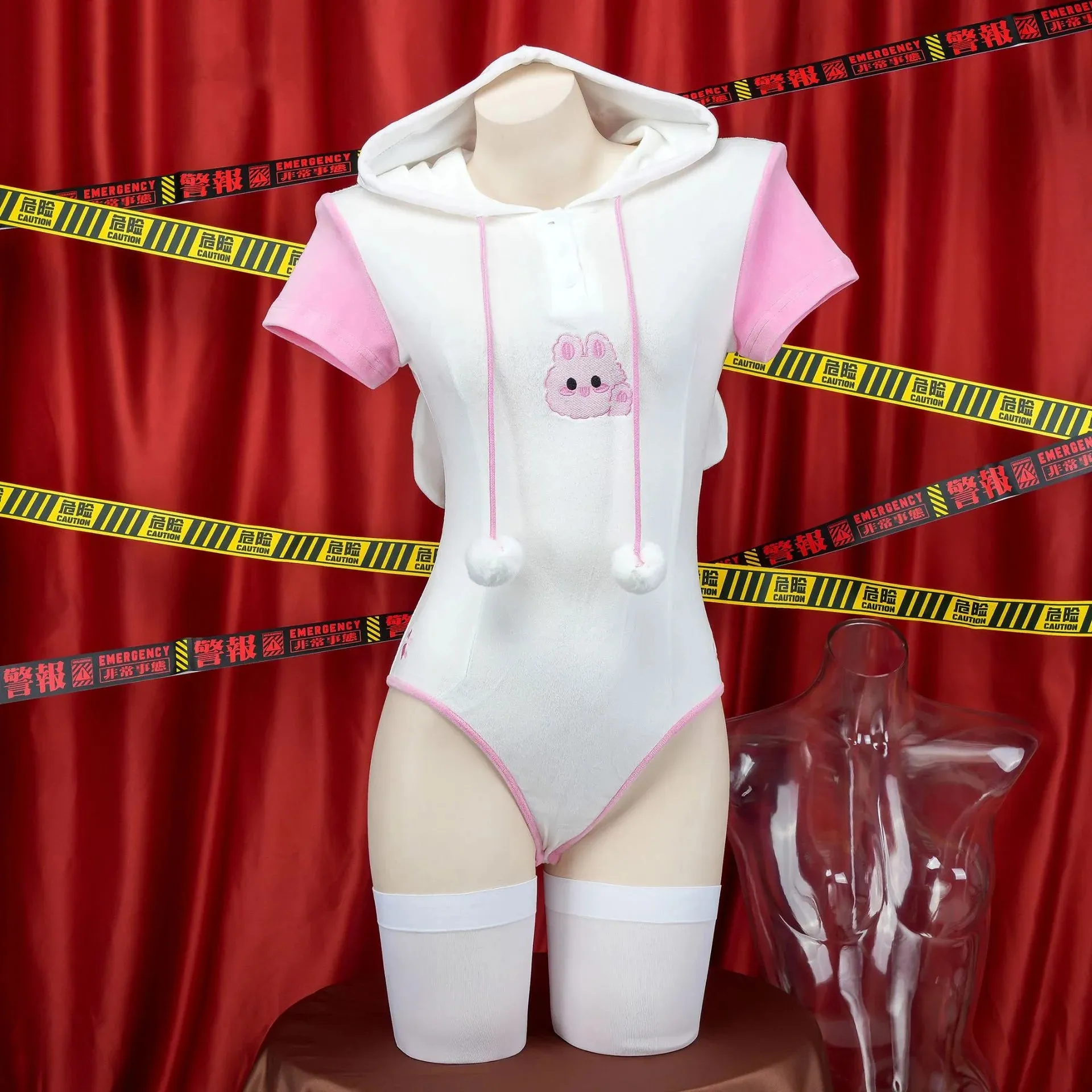 Cute Rabbit Uniform Sweater   KF70508