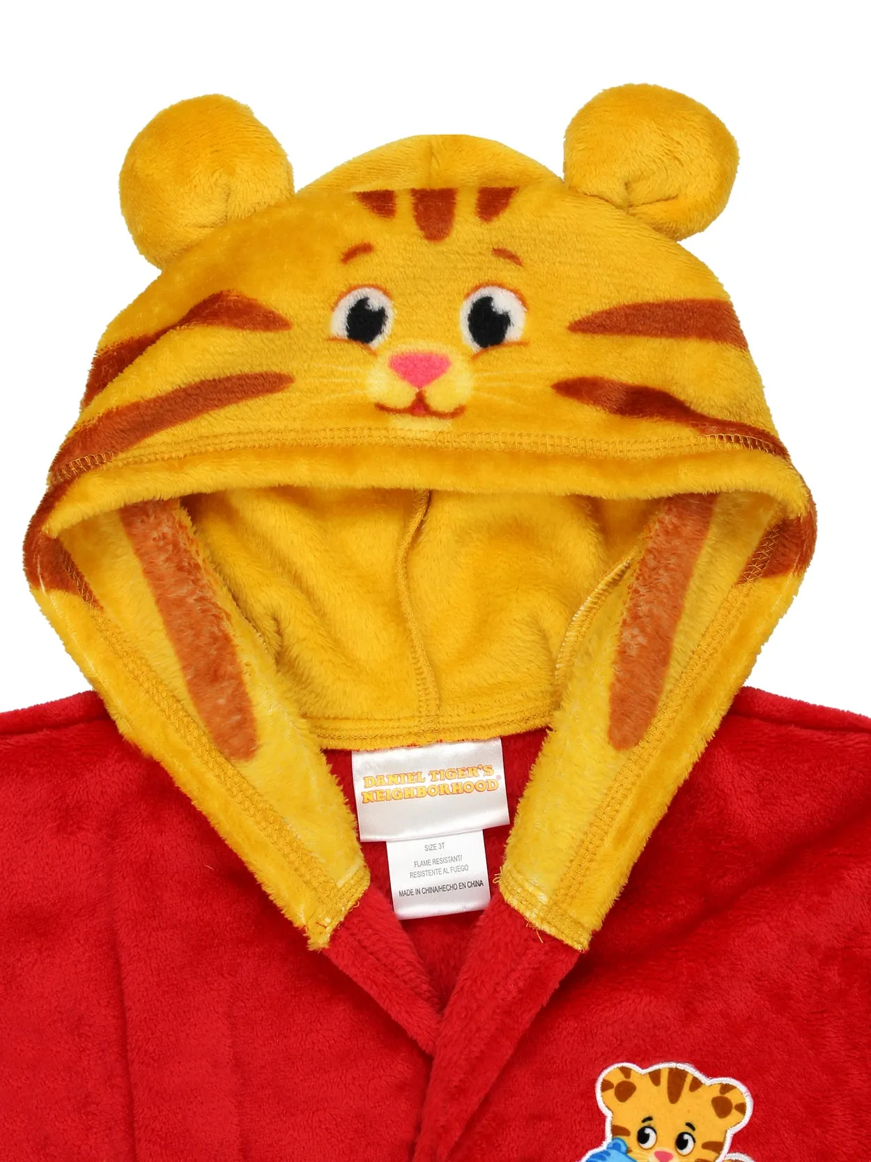 Daniel Tiger's Neighborhood Plush Hooded Bathrobe with Ears