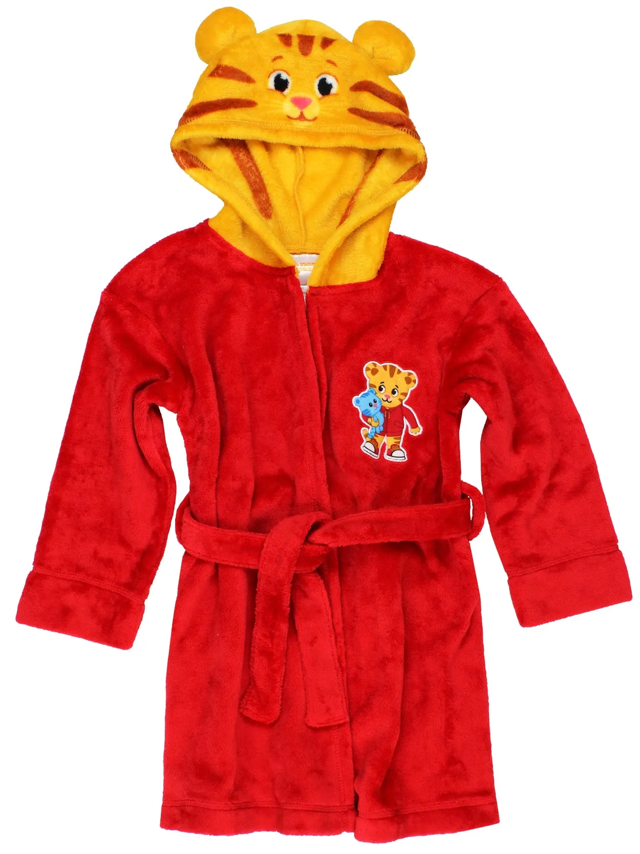 Daniel Tiger's Neighborhood Plush Hooded Bathrobe with Ears