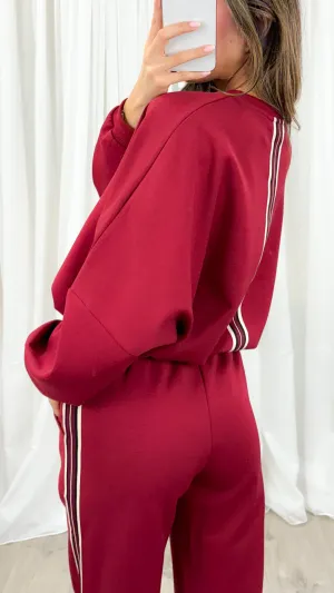 DANTE SWEAT TOP - WINE