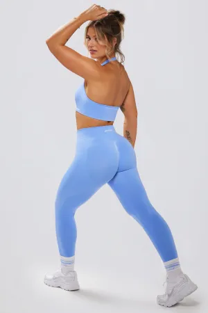 Define Luxe High-Waist Leggings in Light Blue