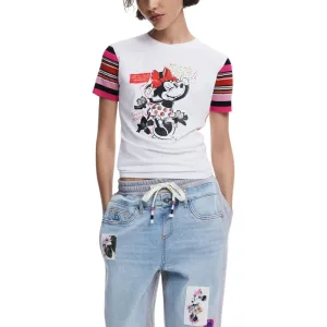 Desigual White Cotton Tops & T-Shirt