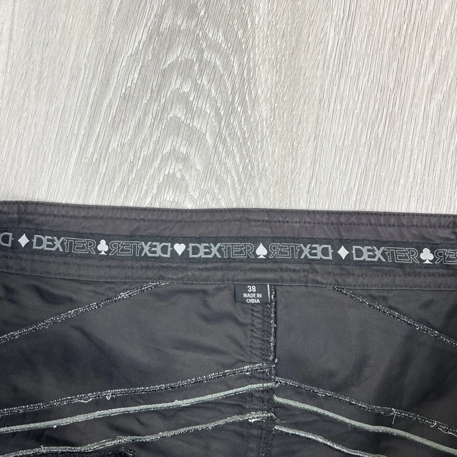 Dexter Mens 90s Long Swim Shorts Swimmers Boardies Board Shorts Size 38
