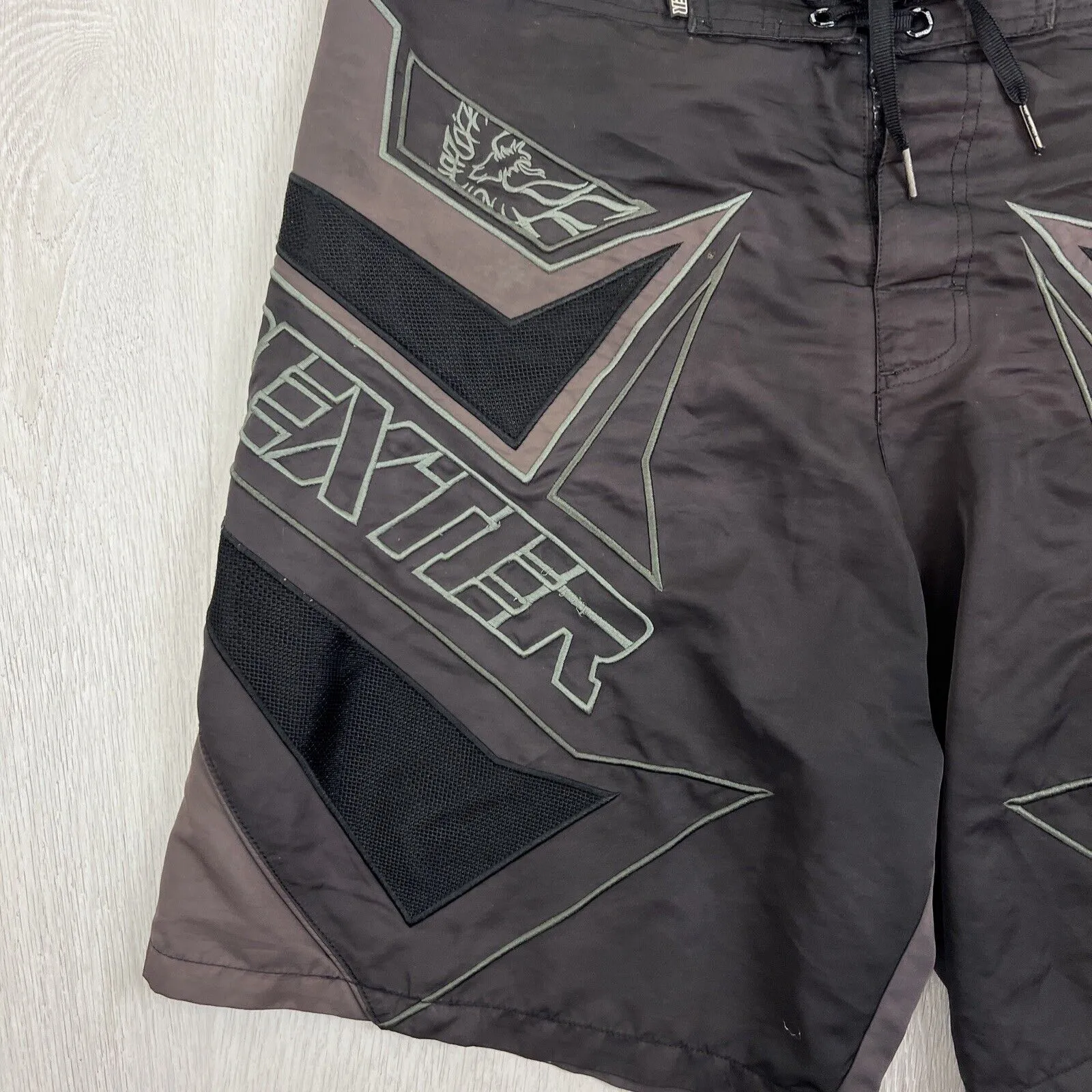 Dexter Mens 90s Long Swim Shorts Swimmers Boardies Board Shorts Size 38