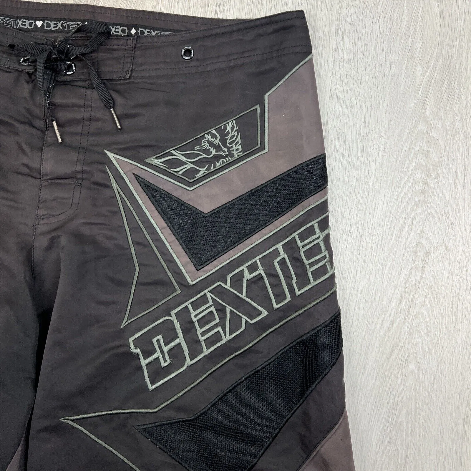 Dexter Mens 90s Long Swim Shorts Swimmers Boardies Board Shorts Size 38