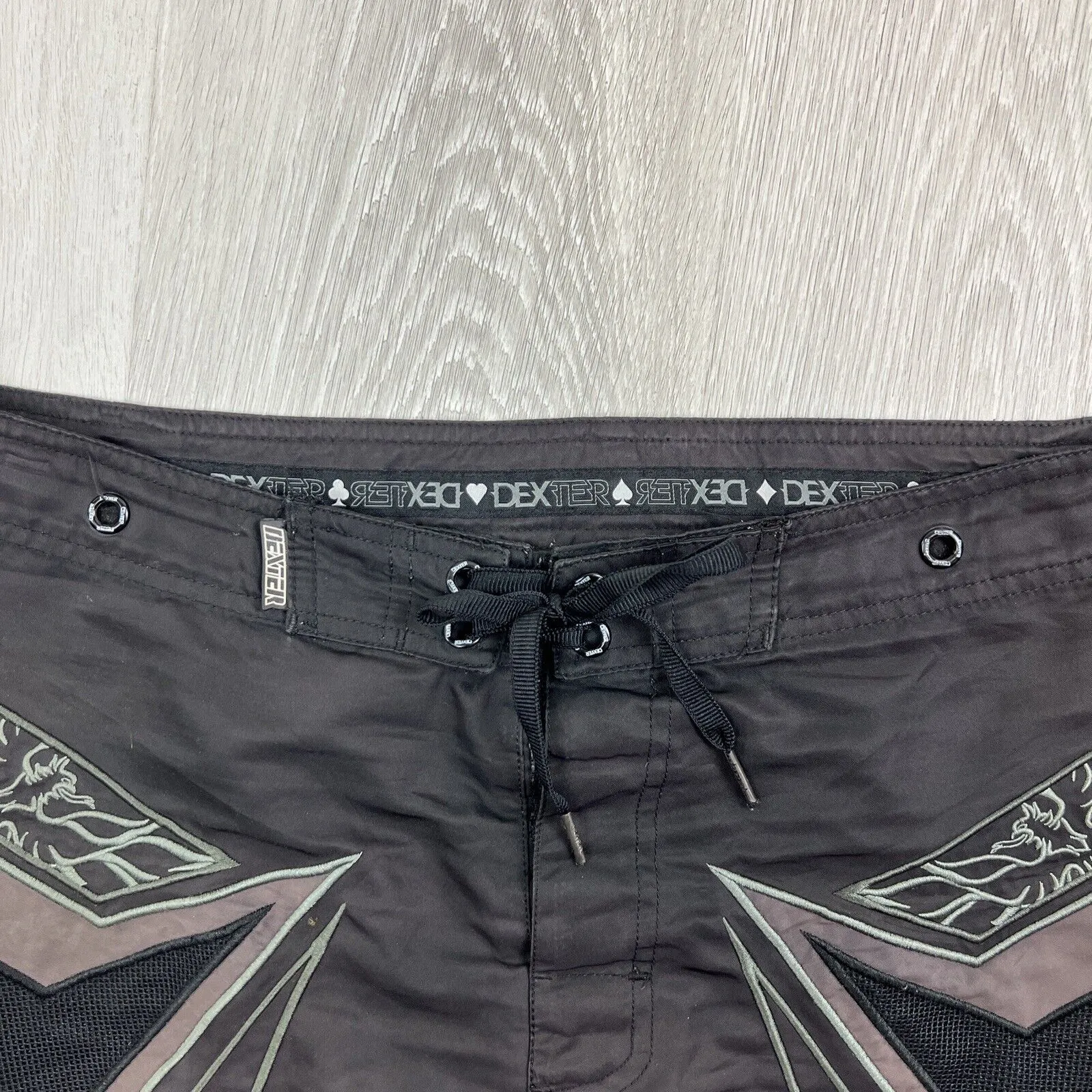 Dexter Mens 90s Long Swim Shorts Swimmers Boardies Board Shorts Size 38