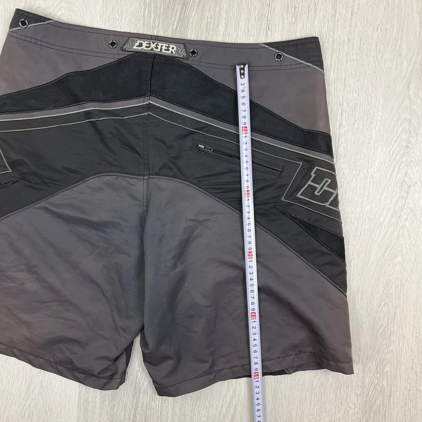 Dexter Mens 90s Long Swim Shorts Swimmers Boardies Board Shorts Size 38