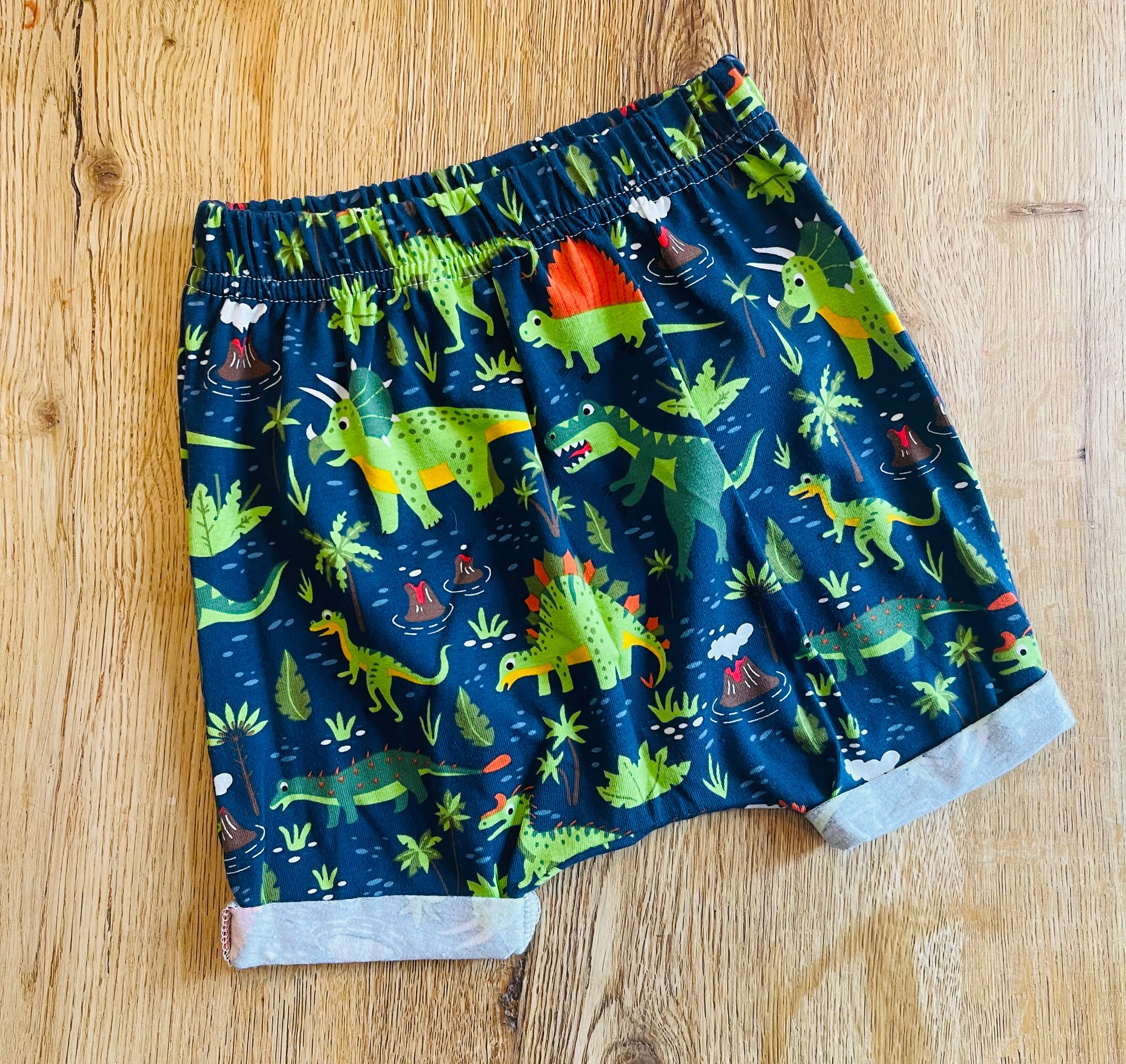 Dinosaur Harem Shorts - 6-9 Months